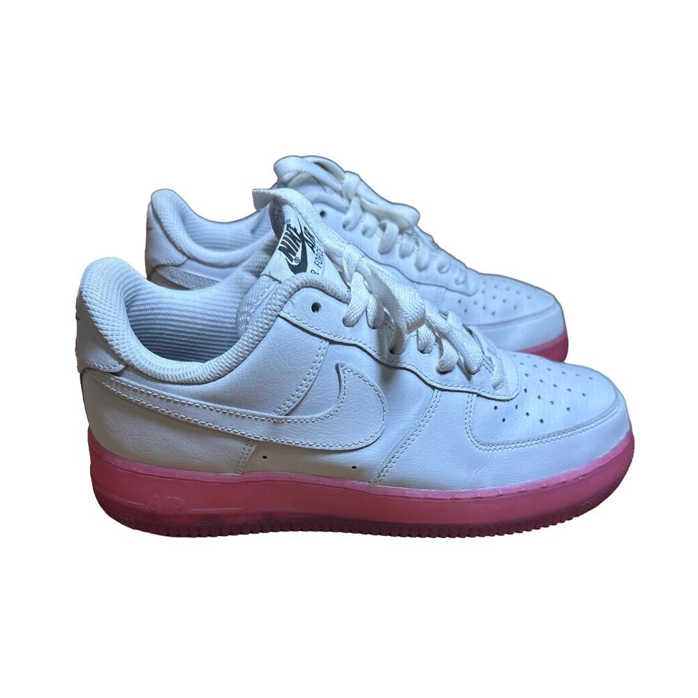 Nike Air Force 1 low custom Sneakers white with Pink gum Kidcore Fairycore
